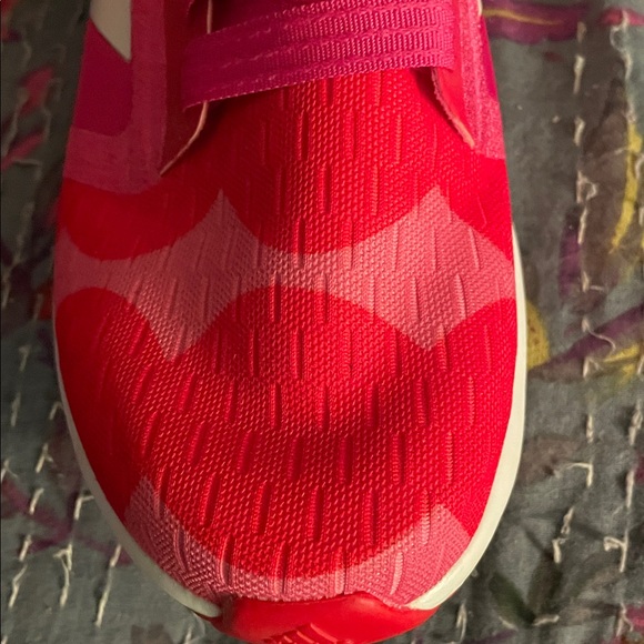 Adidas x Marimekko 9.5 Hot pink /pink Edge Lux prime green bounce sneakers - Picture 15 of 16
